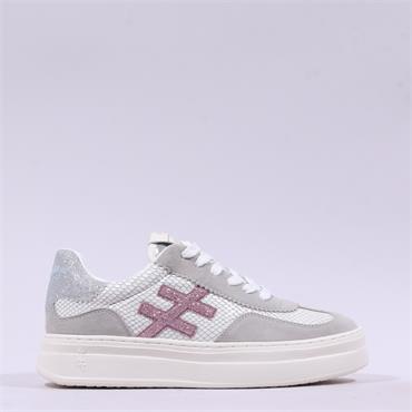 Another Trend Athletic Platform Trainer - Grey Silver Combi